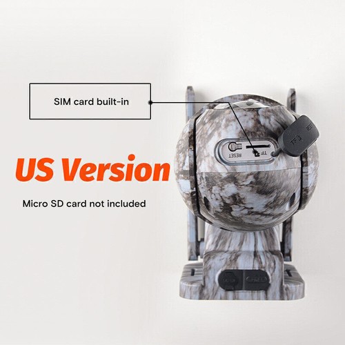 Campark Solar Powered 4G LTE Cellular 2K PTZ Trail Camera Hunting + US SIM Card - Picture 2 of 16