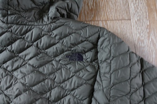The North Face Girls ThermoBall Parka Coat In Green Size L(14/16) EUC - Picture 9 of 9
