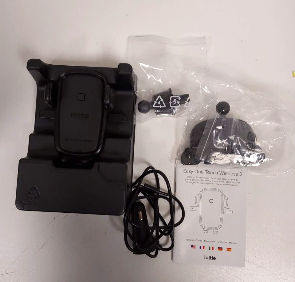 Iottie Easy One Touch Inalámbrico 2 Qi Carga Coche Ranura CD/Montaje de Teléfono Ventilación de Aire Foto 4 de 4