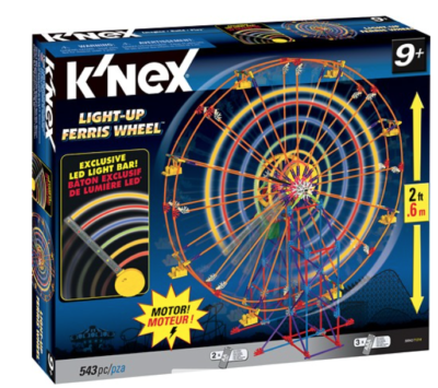 K'NEX Light-Up Ferris Wheel with Motor & LED Light Bar 50042 | eBay