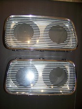 1966 Chrysler Imperial Headlight Covers Oem 2445252 2445253 1966 Chrysler Imperial Headlight Covers Oem 2445252 2445253