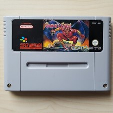 Demon's Crest Super Nintendo SNES Spiel PAL Modul Game Cartridge