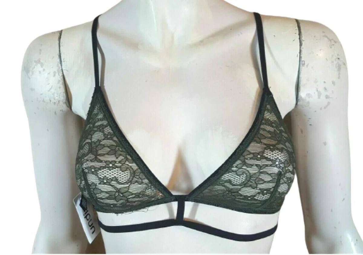 UNDIZ Taille XS NEUF Superbe soutien gorge kaki et noir soutif