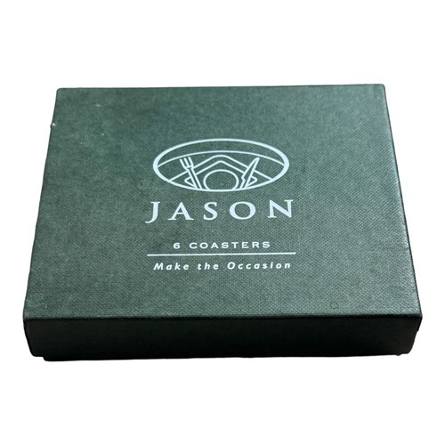 Jason Cork Back Drink Coaster Box Set 6 Ramos Nativos Nueva Zelanda Rectangulares - Imagen 4 de 11