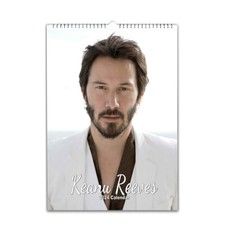 Keanu reeves 2027/28 Personalised Calendar | Choose start month