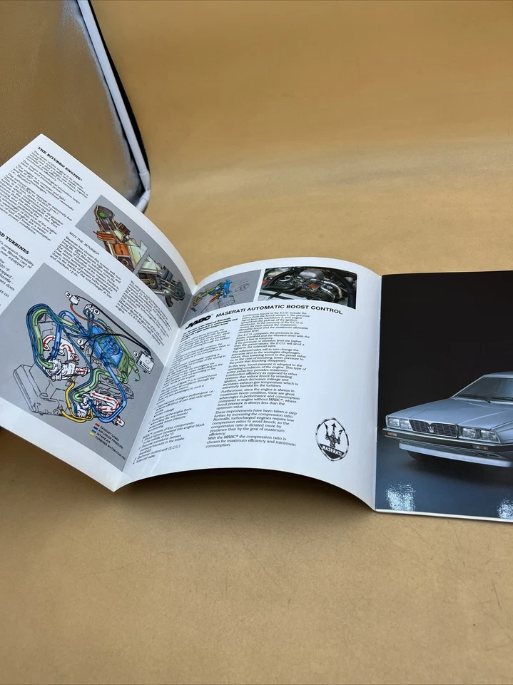1980S MASERATI 425 SALES BROCHURE CATALOG BOOK - Image 4 of 4