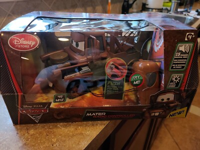 Disney Pixar Cars 2 DISNEY STORE Mater Radio Controlled- Highly