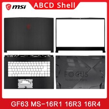NEW MSI GF63 MS-16R1 16R3 16R4 16R5 16R8 LCD Back Cover/Front Bezel/Hinges