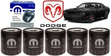 5 Pack OEM Genuine Mopar MO-090 Engine Oil Filter Chrysler Jeep Dodge 05281090AB