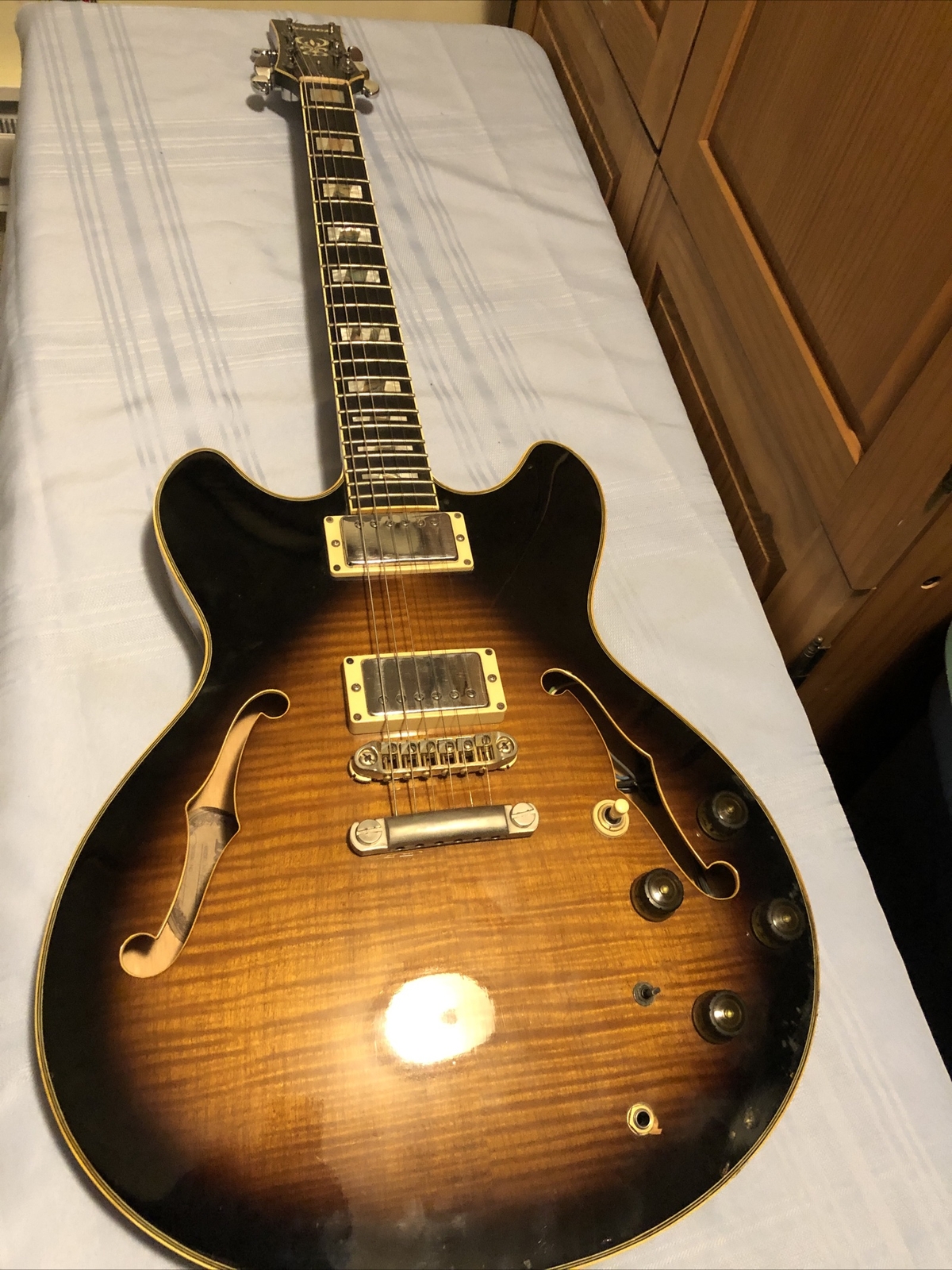 Ibanez As200 Vintage Yellow Sunburst C860078 Shibuya [Signed]With Hard Case