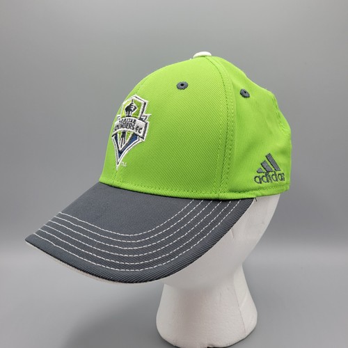 Seattle Sounders FC Hat Cap Fitted Youth Kids Green MLS Sports Give Us Your Full - Picture 4 of 15