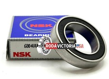 NSK JAPAN 6804 VV DEEP GROOVE BALL BEARING, RUBBER SEALED 20x32x7mm 61804-2RS