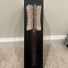 Christophe Robin Pre-Curved Blowdry Hairbrush 12 Rows - Long Hair - Boar Bristle