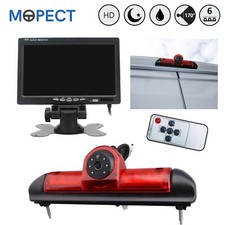 MOPECT IP68 HD Bremsleuchte Rückfahrkamera + 7" TFT Farb Monitor Für Fiat Ducato