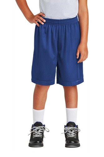 Sport-Tek YST510 Youth 100% Polyester Breathable Posicharge Classic Mesh Shorts - Picture 32 of 38