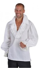 Pirat Kostüm Hemd Seeräuber Mittelalter Gothic Herren Piraten Rokoko Rüschenhemd