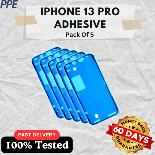 iPhone 13 Pro LCD Waterproof Adhesive Seal Sticker Replacement Pack of 5 UK - Picture 1 of 1