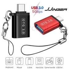 2 PACK USB-C Type C 3.0 Male to USB 3.0 Type A Female OTG Adapter Sync Data Hub