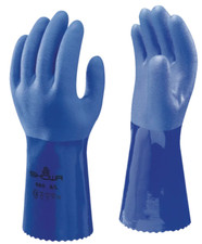 Showa 660 Chemical Protection Gloves Gauntlet Fishing Oil Resistant All Sizes 