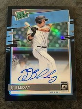 2020 OPTIC JJ BLEDAY BLACK PRIZM RC AUTOGRAPH SP # 03/35 RATED PROSPECT