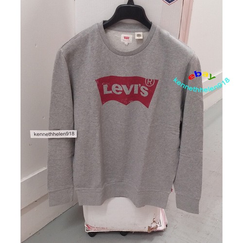 LEVIS LOGO PRINT CREWNECK SWEATSHIRT 