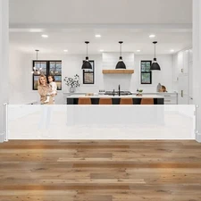 Extra Wide 165 Inch Retractable Gate for Baby or Pet – Indoor/Outdoor