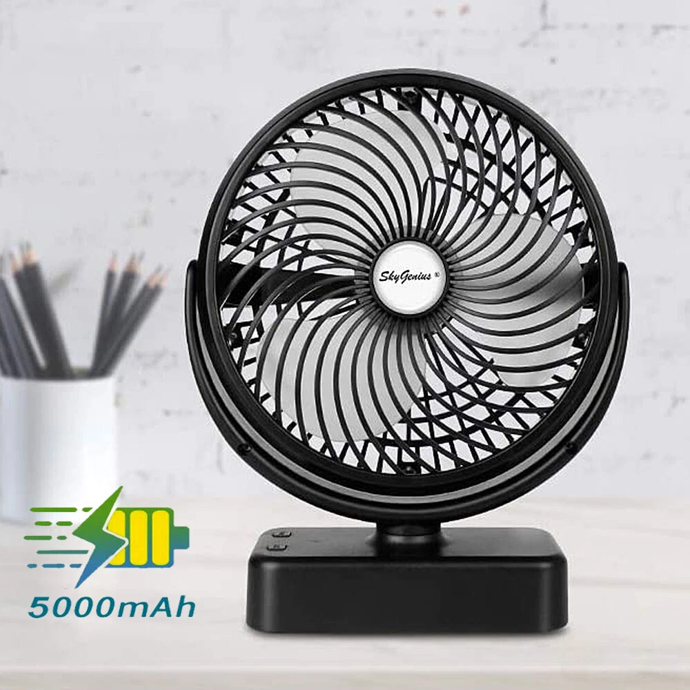 Battery operated on sale desk fan