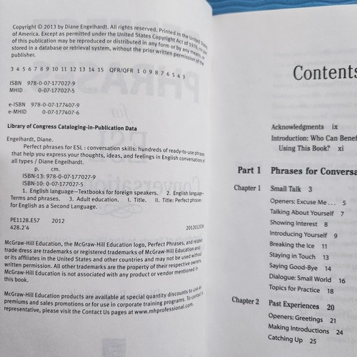 Perfect Phrases for ESL - Conversation Skills : Hundreds of Ready-to-Use Phrases - Picture 5 of 11