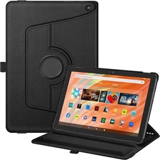 Rotating Case for Amazon Fire HD 10 Tablet 13th Gen 2023 360° Swivel Stand Cover