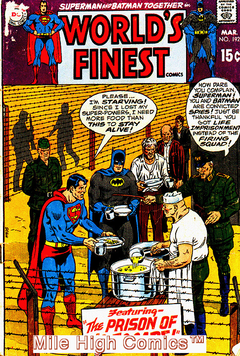 WORLDS FINEST (1941 Series)  (DC) (WORLD'S FINEST) #192 Fair Comics Book