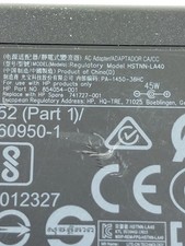 HP 45W Laptop AC Power Adapter Charger HSTNN-LA40 854054-001 19.5V 2.31A Blue