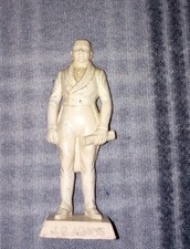 Marx President - John Quincy Adams - 70mm white  1950s Free shipping.