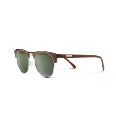 Suncloud Step Out Polarized Sunglasses   100% UV One Size, Cedar/Silver