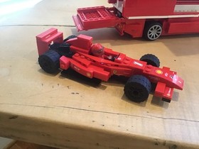 LEGO Racers: Ferrari Truck 8185 - 100% Complete Blocks, Missing Some Stickers