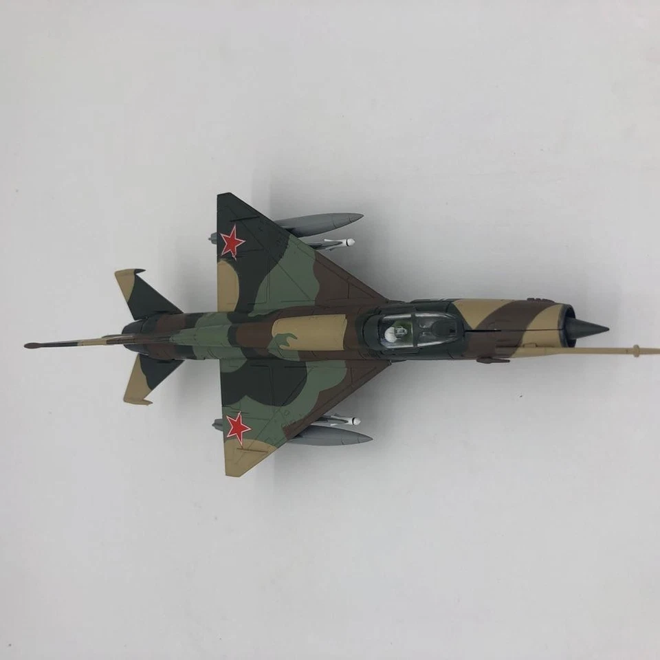 Modello pressofuso dell'aereo MIG-21 in scala 1:72 e supporto espositivo per - Immagine 4 di 4