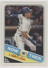 2018 Topps Heritage High Number Now & Then Christian Villanueva #NT-8 gc2