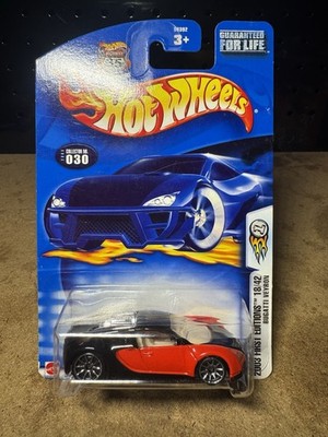 Hot Wheels 2003 Collector #30 First Editions 18/42 Bugatti Veyron Red/Black