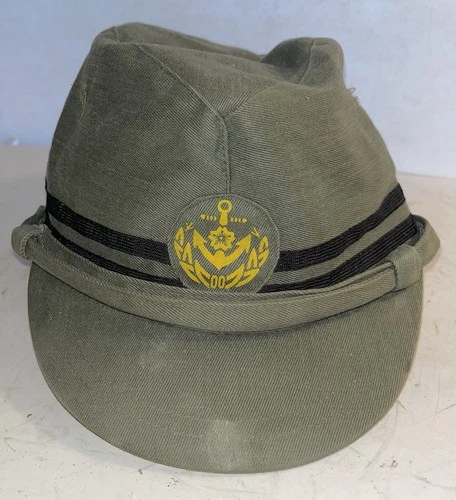 Rare Japanese Navy Original Officer Cap WW2 WWII Military Vintage Army