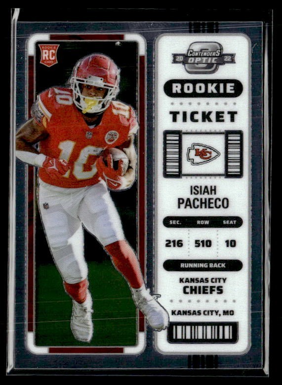 L93,603 - 2022 Panini Contenders Optic #75 Isiah Pacheco RC