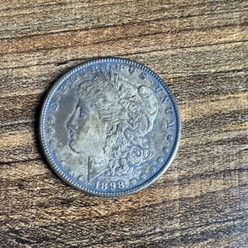 1898 Morgan Silver Dollar $1 Circulated US Coin 0.9 Fineness