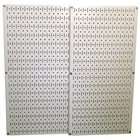 32 in. x 32 in. Beige Metal Pegboard Pack with 2 Pegboard Tool Boards