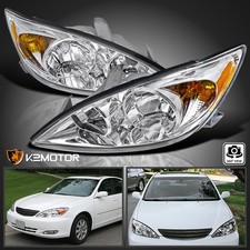 Clear Fits 2002-2004 Toyota Camry Headlights Replacement Assembly Leftright