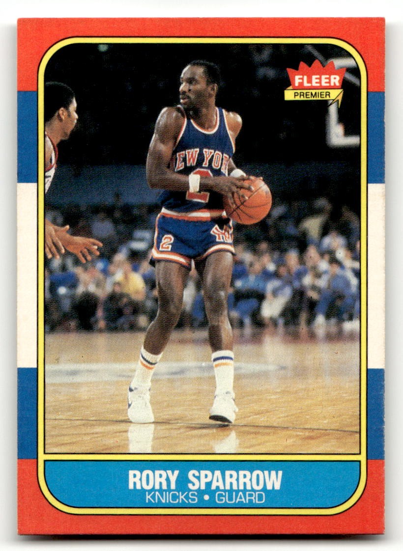 1986-87 Fleer #105 Rory Sparrow