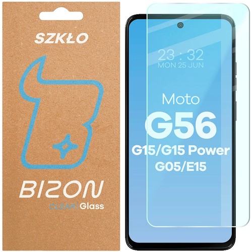 Schutzglas für Motorola Moto G56/G15/G15 Power/G05/E15 Bizon Handyschutz Glas