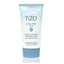 TIZO Ultra Zinc Body Face Sunscreen Tinted SPF 40 3.5 oz