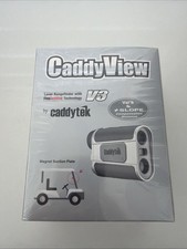 CaddyTek CaddyView V3 Slope Golf Laser Rangefinder 6X Magnification Magnetic