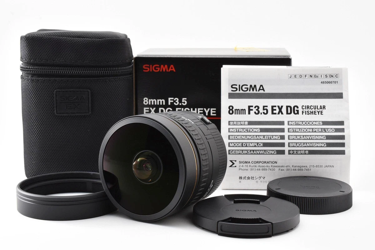 Sigma f/3.5 Camera Lenses 8mm Focal for sale | eBay