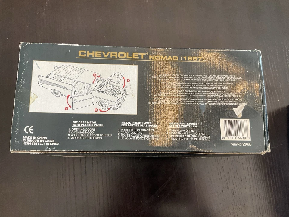 1957 CHEVROLET NOMAD 1:18 Die Cast Metal Model Road Tough 92088 Nice! - Image 3 of 3