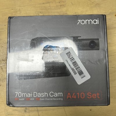 70Mai Dash Cam Front and Rear 2.5K+1080P  HDR  64GB Card Included (A410)