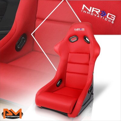 NRG INNOVATION Reinforced Fiberglass Lightweight Fixed Back Racing Bucket Seat